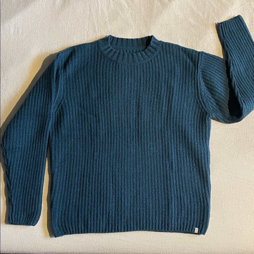 Minimum Men's Teal Crewneck Sweater